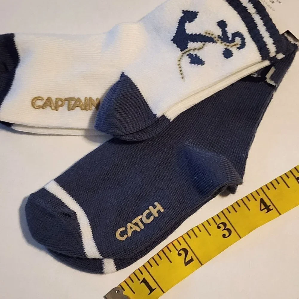 Gymboree boy size 2T-3T Socks 2 pairs New Nautical